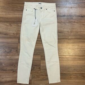 PAIGE Denim Skinny Jeans Women’s 27 White Ivory Cream NWT Premium Designer Pants